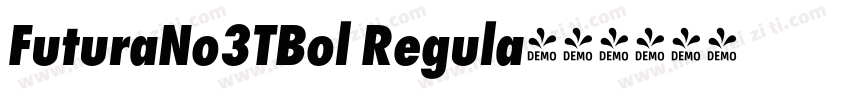 FuturaNo3TBol Regula字体转换